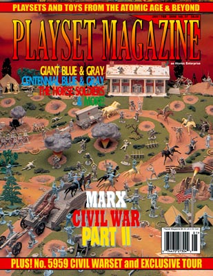 Playset magazine #38 Special Marx and T.Cohn civil war Blue & Gray Issue 