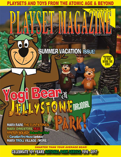 Playset Magazine #94 Marx Yogi Bear and rare Flintstones playsets more 