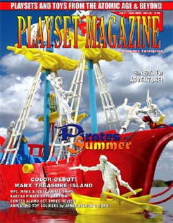 RARE Marx Treasure Island Playset Magazine #10 Ideal,Marx,Timmee,MPC Pirates 